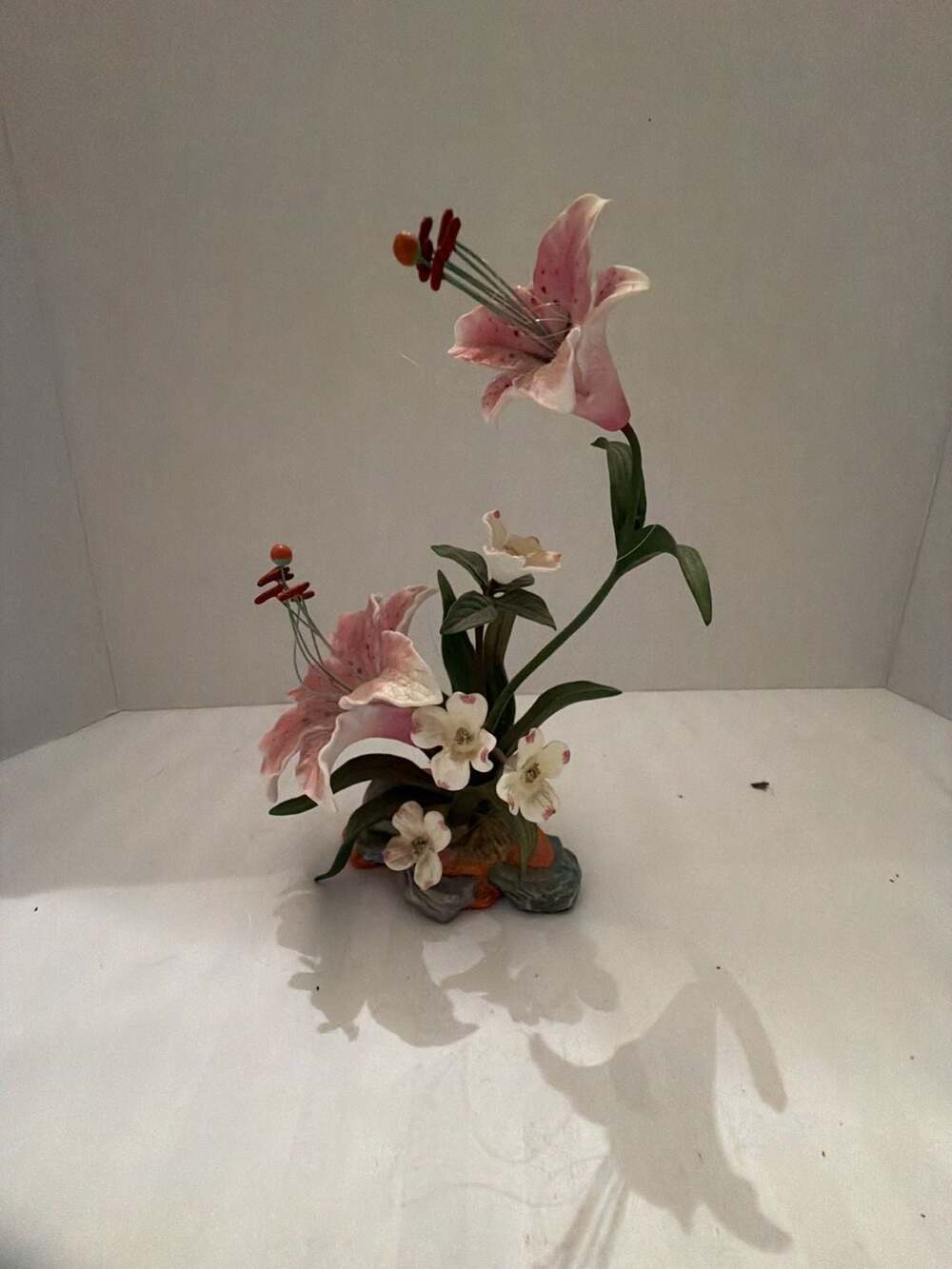 Lenox Rubrum Lily Lilium Speciosum Fine Bone China Figurine